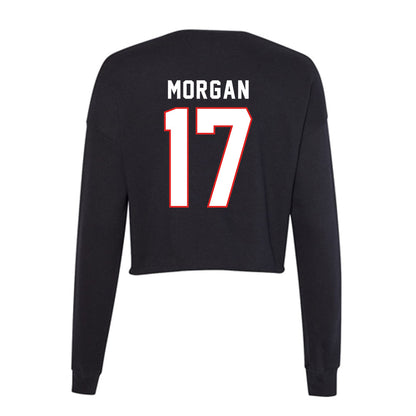 Texas Tech - NCAA Football : Peyton Morgan - Women's Cropped Crew Fleece-1