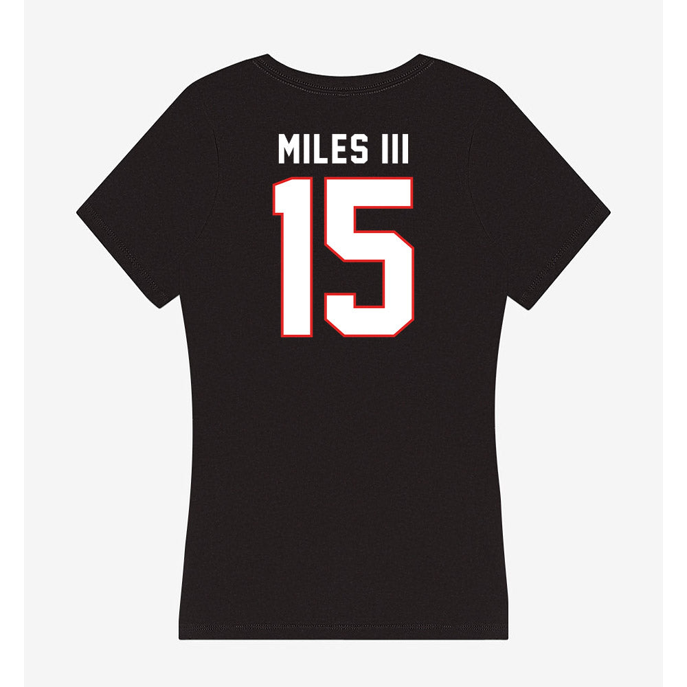 Texas Tech - NCAA Football : Oliver Miles III - Women's V-Neck T-Shirt-1