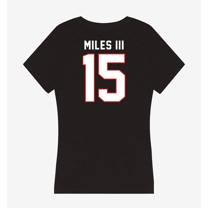 Texas Tech - NCAA Football : Oliver Miles III - Women's V-Neck T-Shirt-1