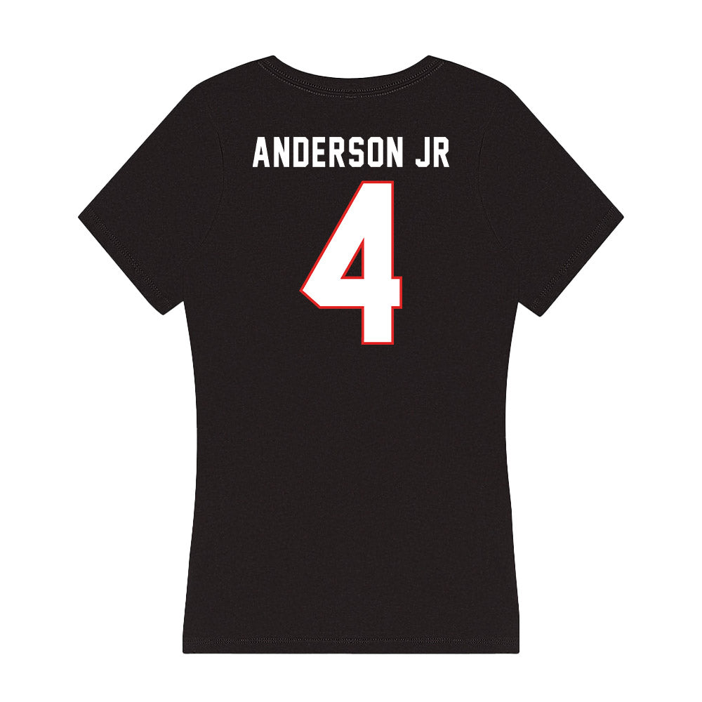 Texas Tech - NCAA Men's Basketball : Chris Anderson Jr - Women's V-Neck T-Shirt-1