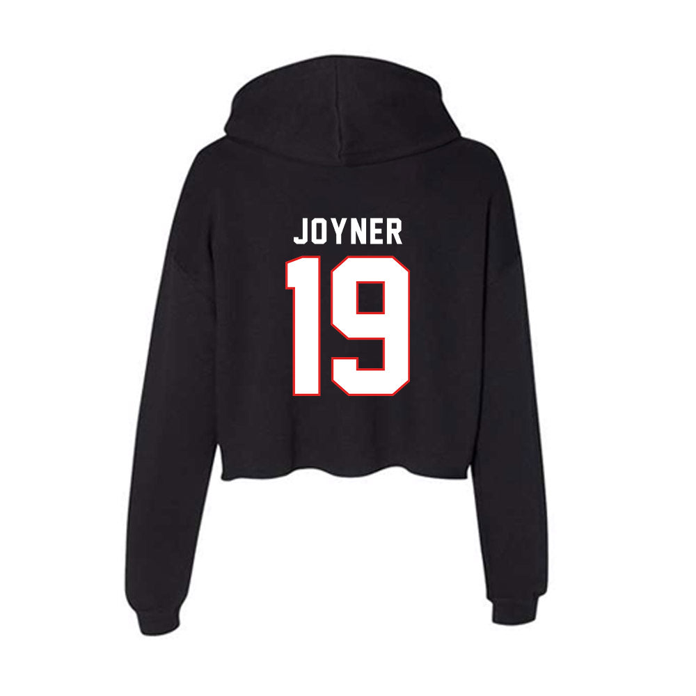Texas Tech - NCAA Football : Quintaelyn Joyner - Women's Crop Fleece Hoodie-1