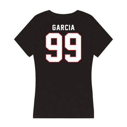 Texas Tech - NCAA Football : Gino Garcia - Women's V-Neck T-Shirt-1