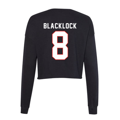 Texas Tech - NCAA Women's Basketball : Adlee Blacklock - Women's Cropped Crew Fleece-1