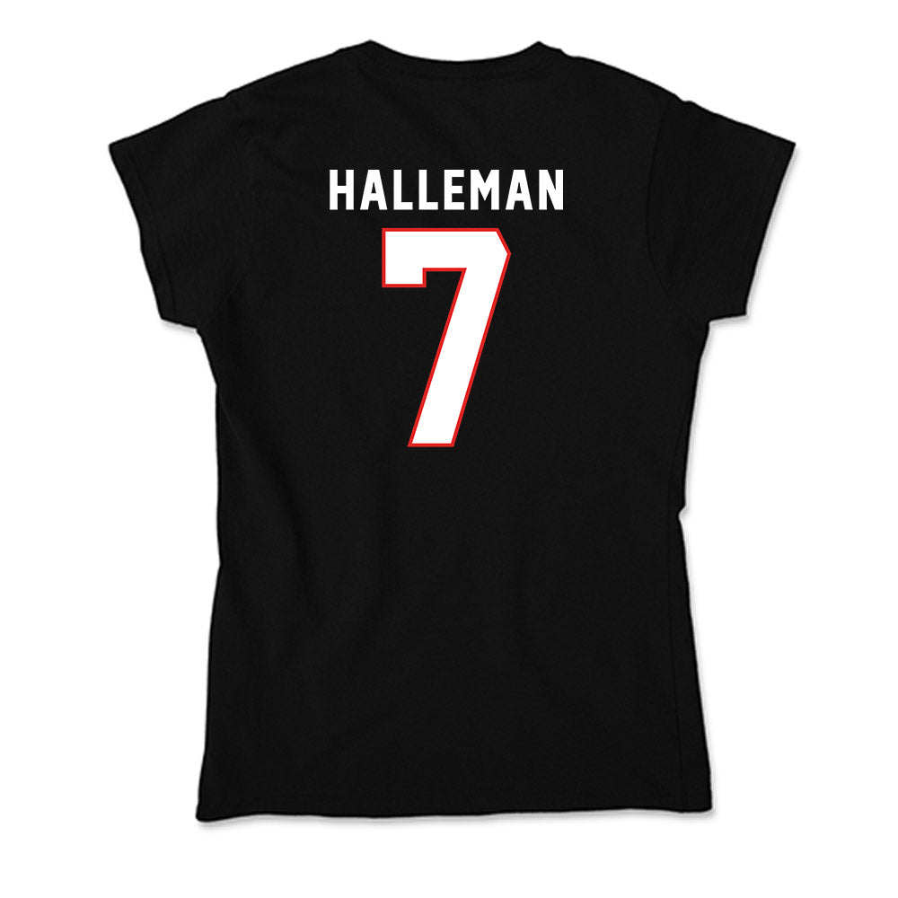 Texas Tech - NCAA Softball : Logan Halleman - Soft Style Women’s T-Shirt-1