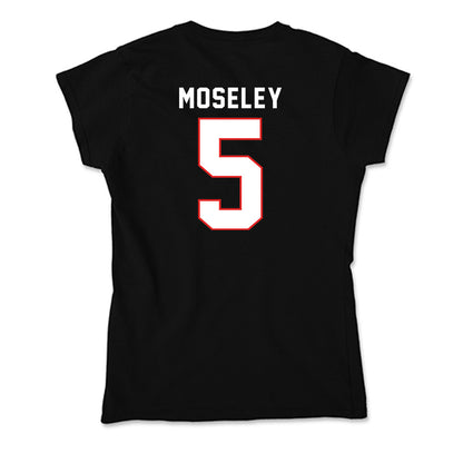 Texas Tech - NCAA Men's Basketball : Josiah Moseley - Soft Style Women’s T-Shirt-1