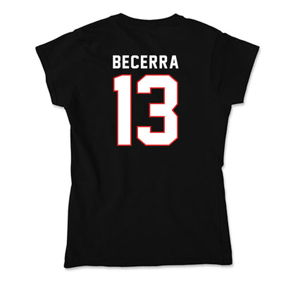 Texas Tech - NCAA Baseball : Donovan Becerra - Soft Style Women’s T-Shirt-1