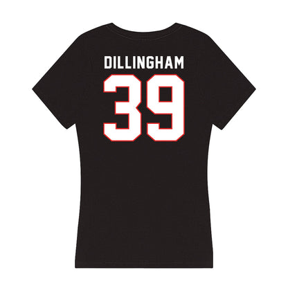 Texas Tech - NCAA Football : Luke Dillingham - Women's V-Neck T-Shirt-1