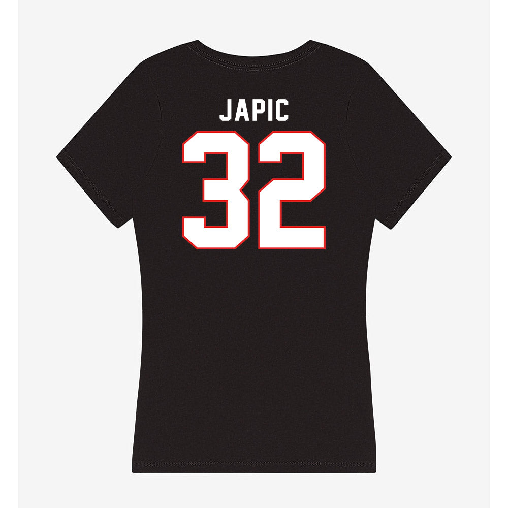 Texas Tech - NCAA Women's Soccer : Chloe Japic - Women's V-Neck T-Shirt-1