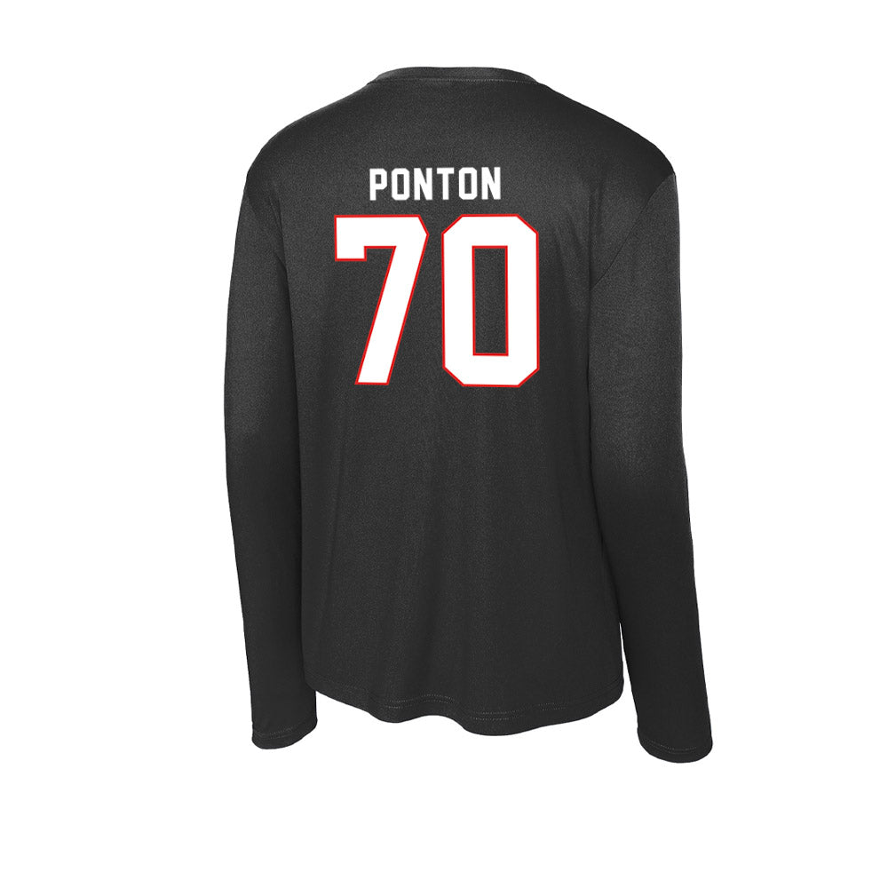 Texas Tech - NCAA Football : Jacob Ponton - Activewear Long Sleeve T-Shirt