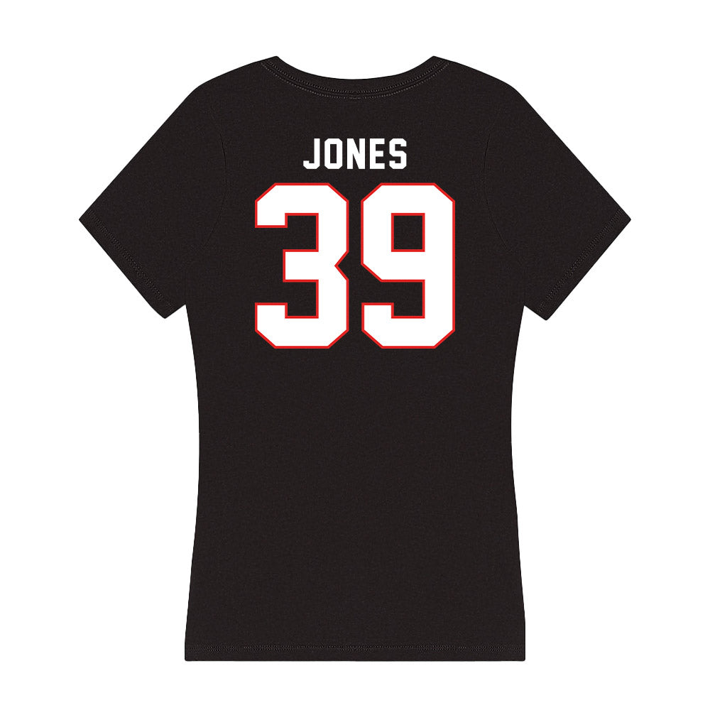 Texas Tech - NCAA Baseball : Ryan Jones - Women's V-Neck T-Shirt-1