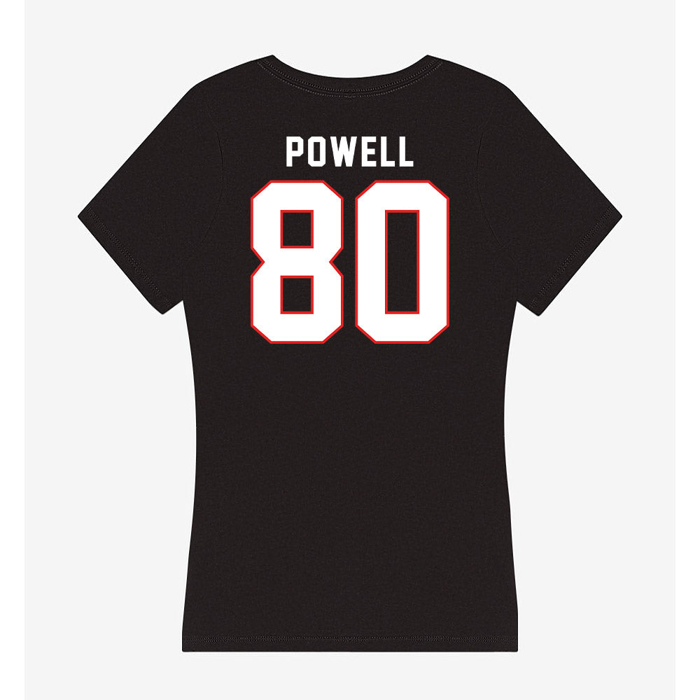 Texas Tech - NCAA Football : Kai Powell - Women's V-Neck T-Shirt-1