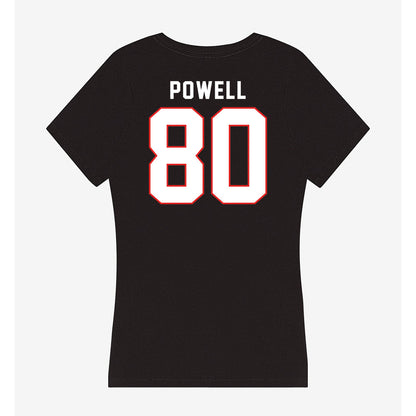 Texas Tech - NCAA Football : Kai Powell - Women's V-Neck T-Shirt-1