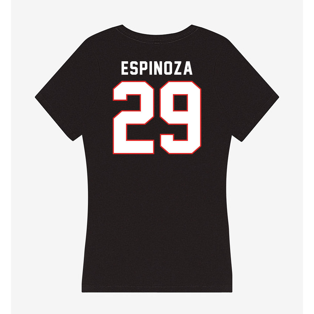 Texas Tech - NCAA Baseball : Jorden Espinoza - Women's V-Neck T-Shirt-1