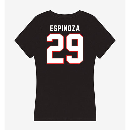 Texas Tech - NCAA Baseball : Jorden Espinoza - Women's V-Neck T-Shirt-1