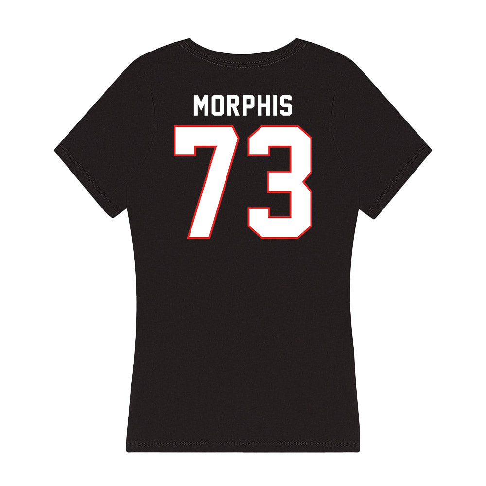 Texas Tech - NCAA Football : Garrett Morphis - Women's V-Neck T-Shirt-1