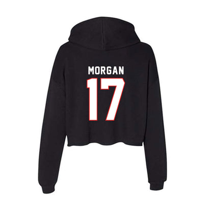 Texas Tech - NCAA Football : Peyton Morgan - Women's Crop Fleece Hoodie-1