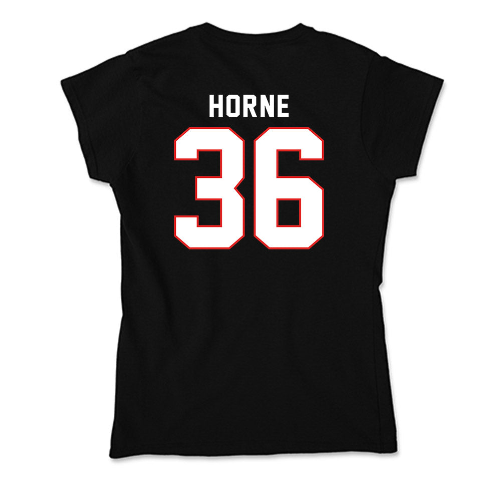 Texas Tech - NCAA Football : Justin Horne - Soft Style Women’s T-Shirt-1
