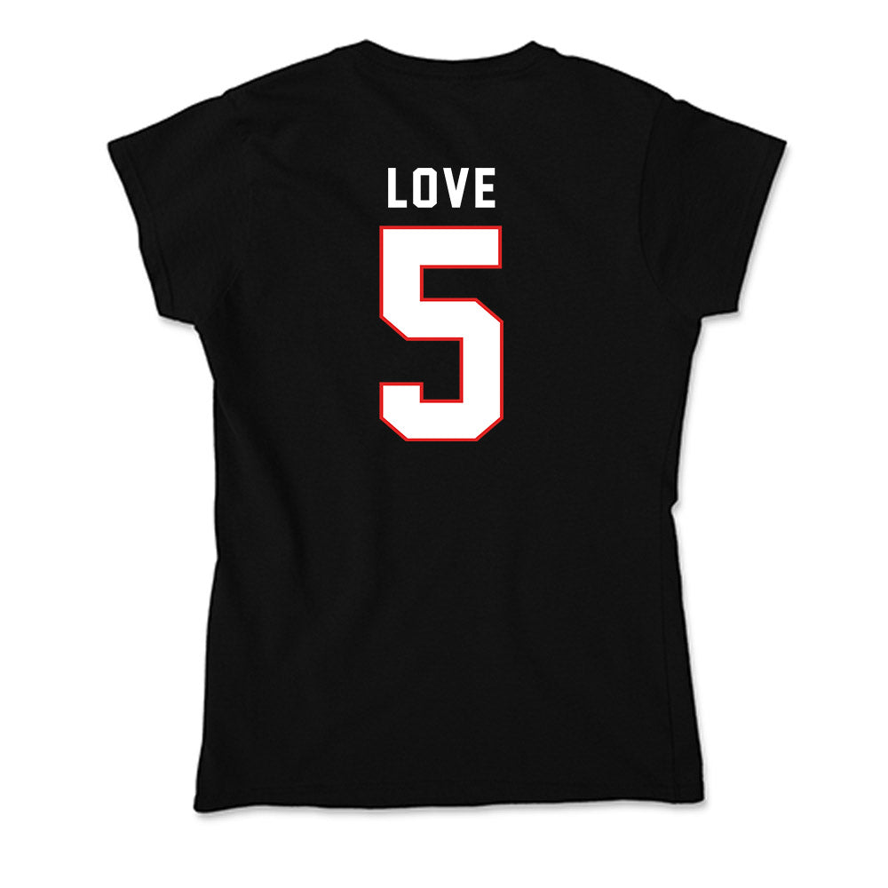 Texas Tech - NCAA Softball : Riley Love - Soft Style Women’s T-Shirt-1