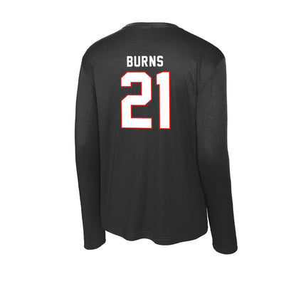 Texas Tech - NCAA Baseball : Jackson Burns - Activewear Long Sleeve T-Shirt-1