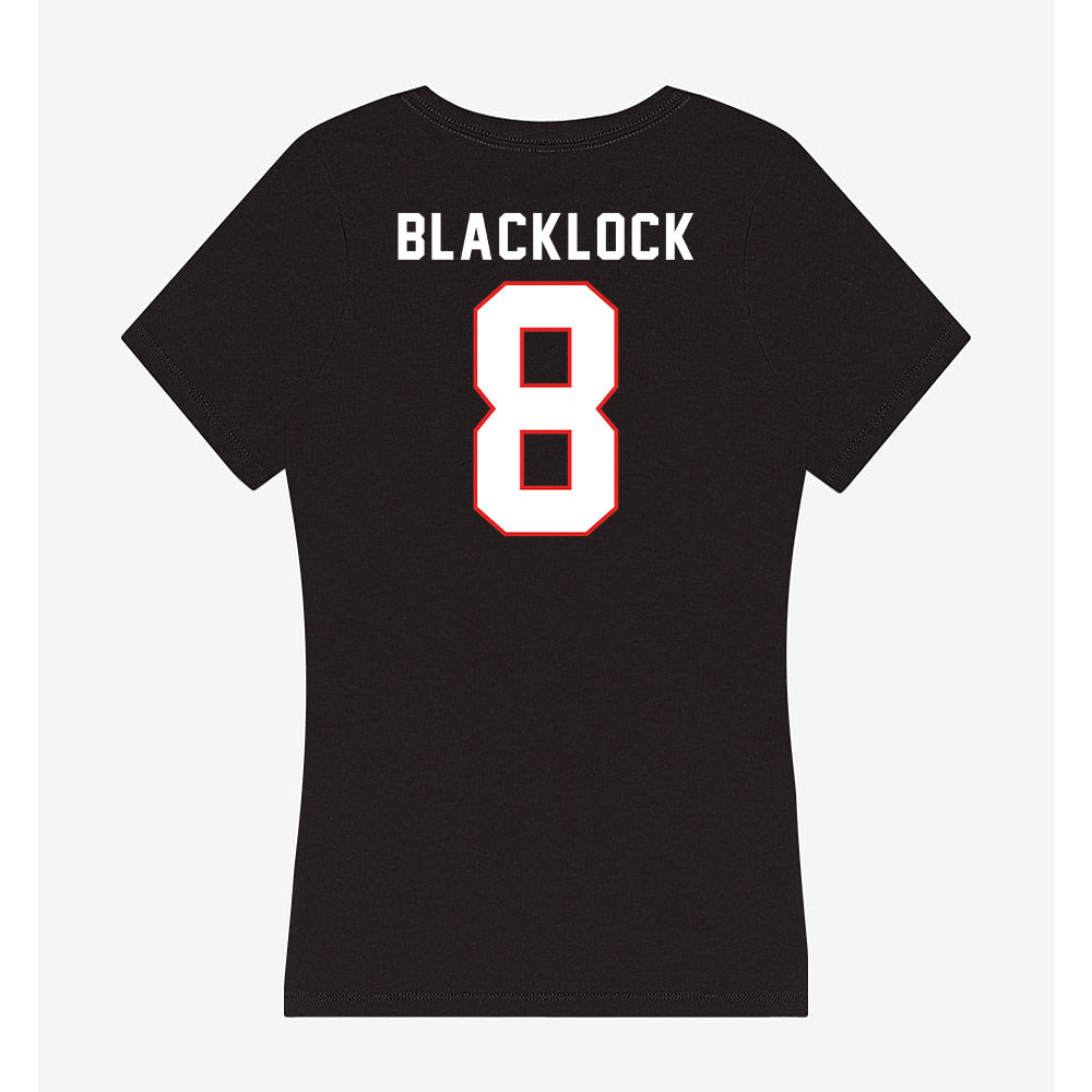 Texas Tech - NCAA Women's Basketball : Adlee Blacklock - Women's V-Neck T-Shirt-1