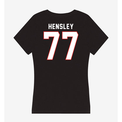 Texas Tech - NCAA Softball : Timber Hensley - Women's V-Neck T-Shirt-1