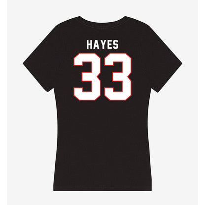 Texas Tech - NCAA Baseball : Adam Hayes - Women's V-Neck T-Shirt-1