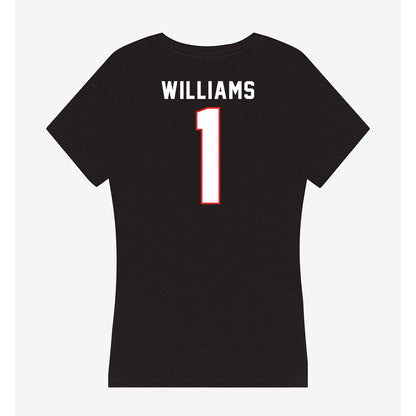 Texas Tech - NCAA Softball : Mia Williams - Women's V-Neck T-Shirt-1