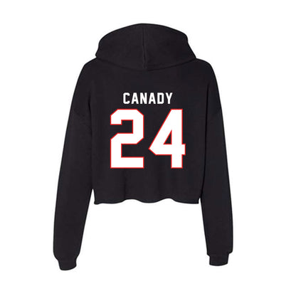 Texas Tech - NCAA Softball : NiJaree Canady - Women's Crop Fleece Hoodie-1