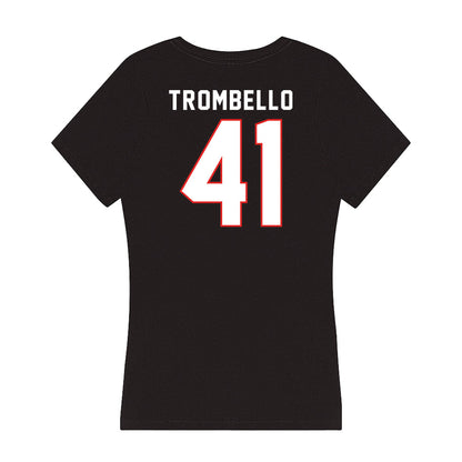 Texas Tech - NCAA Baseball : Brady Trombello - Women's V-Neck T-Shirt-1