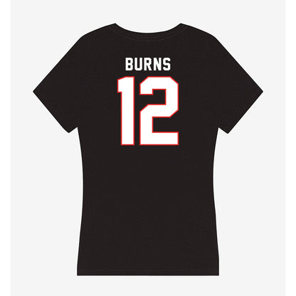 Texas Tech - NCAA Softball : Jasmyn Burns - Women's V-Neck T-Shirt-1