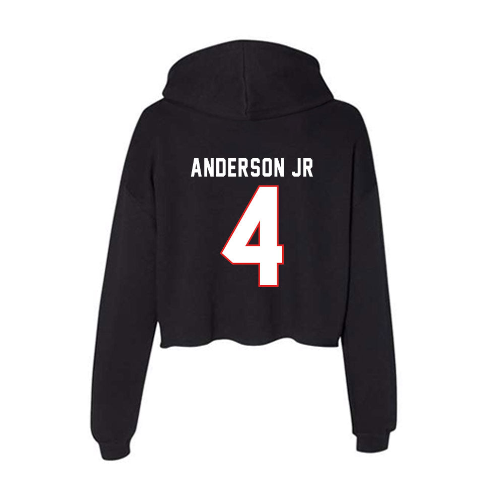 Texas Tech - NCAA Men's Basketball : Chris Anderson Jr - Women's Crop Fleece Hoodie-1