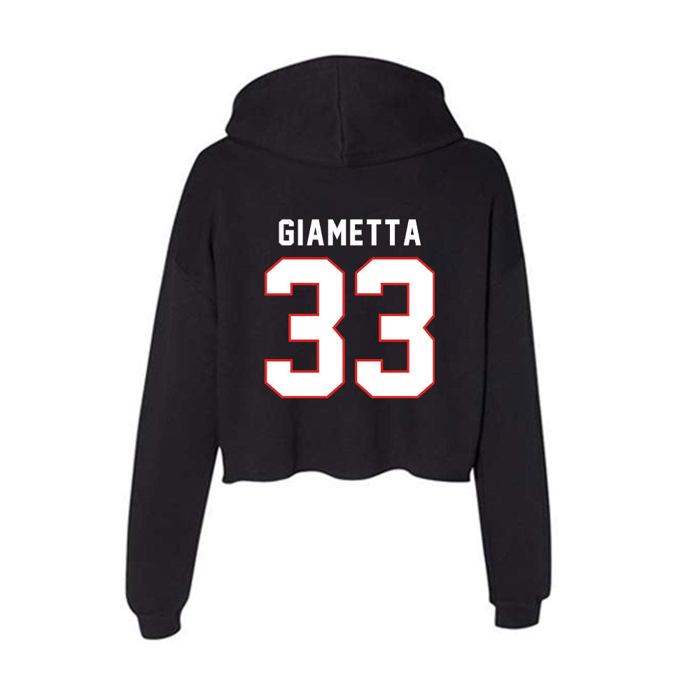 Texas Tech - NCAA Women's Soccer : Kaitlyn Giametta - Women's Crop Fleece Hoodie-1