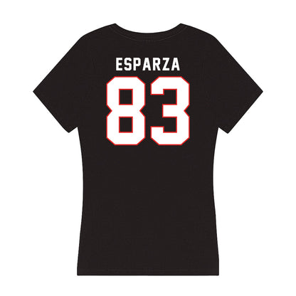 Texas Tech - NCAA Football : Jack Esparza - Women's V-Neck T-Shirt-1