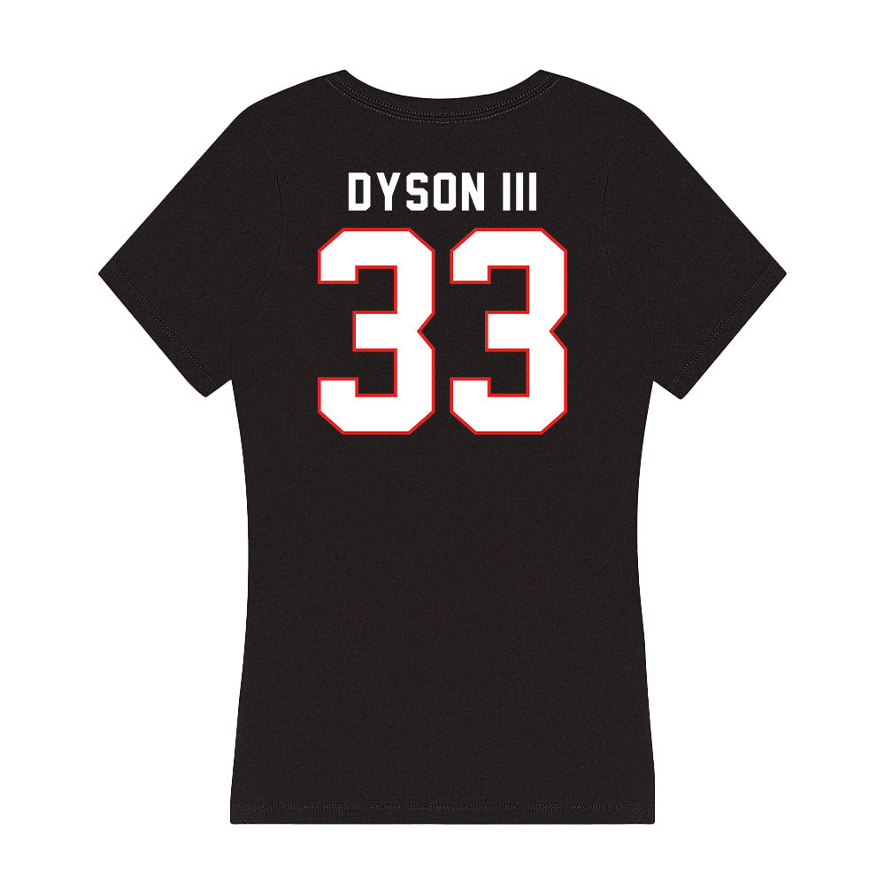 Texas Tech - NCAA Football : Harvey Dyson III - Women's V-Neck T-Shirt-1