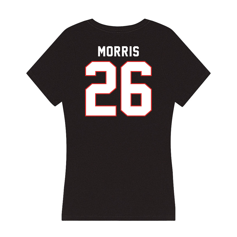 Texas Tech - NCAA Football : Sammy Morris - Women's V-Neck T-Shirt-1