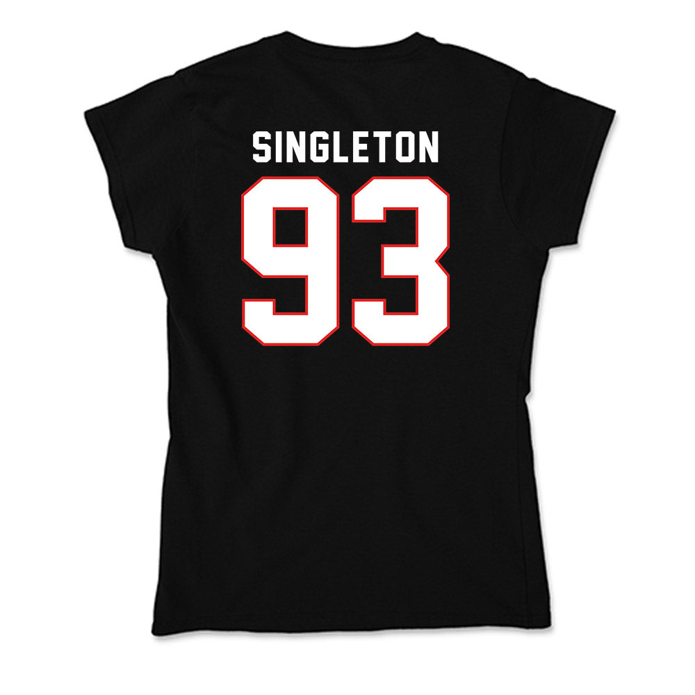 Texas Tech - NCAA Football : Dylan Singleton - Soft Style Women’s T-Shirt-1