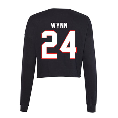 Texas Tech - NCAA Women's Basketball : Jada Wynn - Women's Cropped Crew Fleece-1