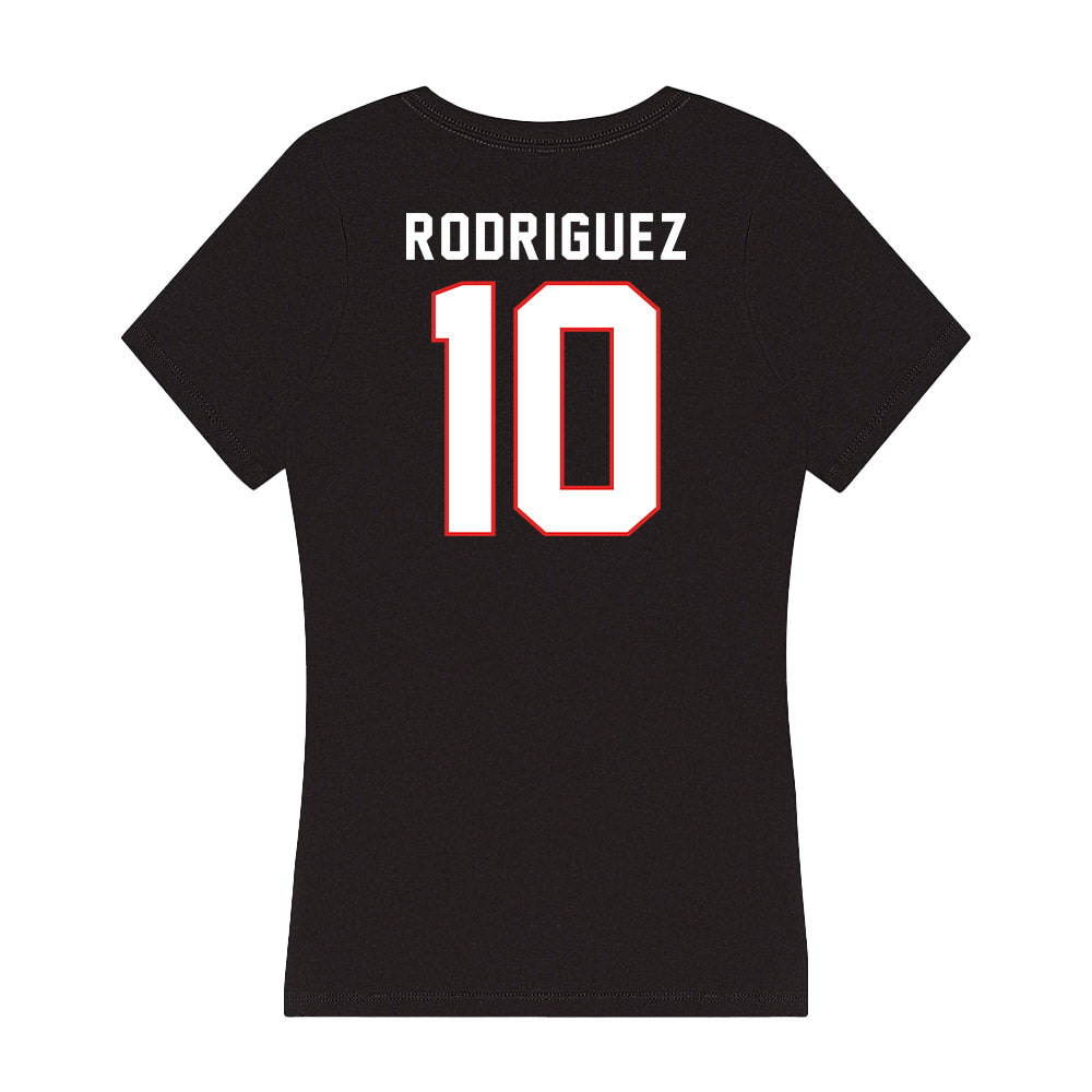 Texas Tech - NCAA Football : Jacob Rodriguez - Women's V-Neck T-Shirt-1