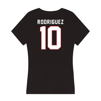 Texas Tech - NCAA Football : Jacob Rodriguez - Women's V-Neck T-Shirt-1