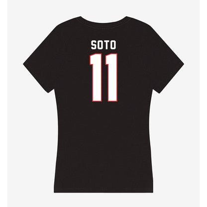 Texas Tech - NCAA Women's Soccer : Chloe Soto - Women's V-Neck T-Shirt-1