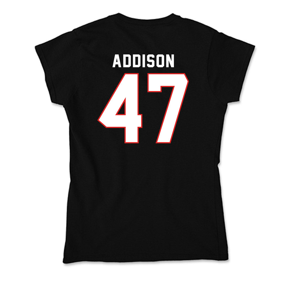 Texas Tech - NCAA Baseball : Logan Addison - Soft Style Women’s T-Shirt-1