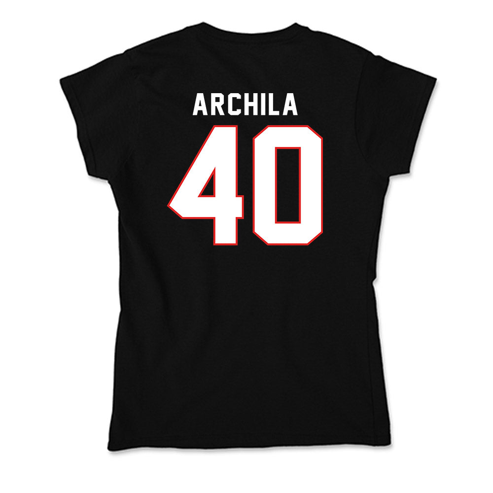 Texas Tech - NCAA Baseball : Dominic Archila - Soft Style Women’s T-Shirt-1
