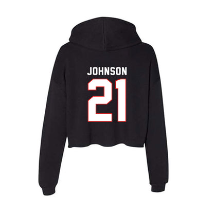 Texas Tech - NCAA Softball : Alana Johnson - Women's Crop Fleece Hoodie-1
