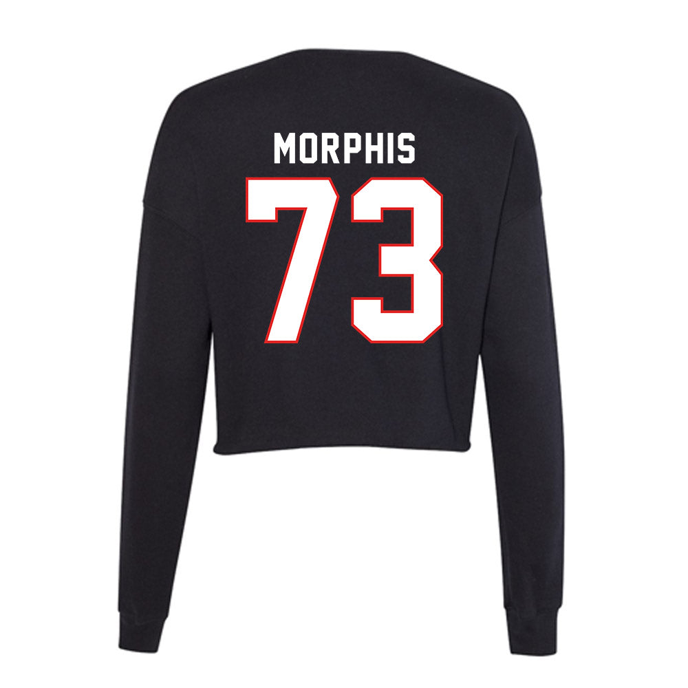 Texas Tech - NCAA Football : Garrett Morphis - Women's Cropped Crew Fleece-1