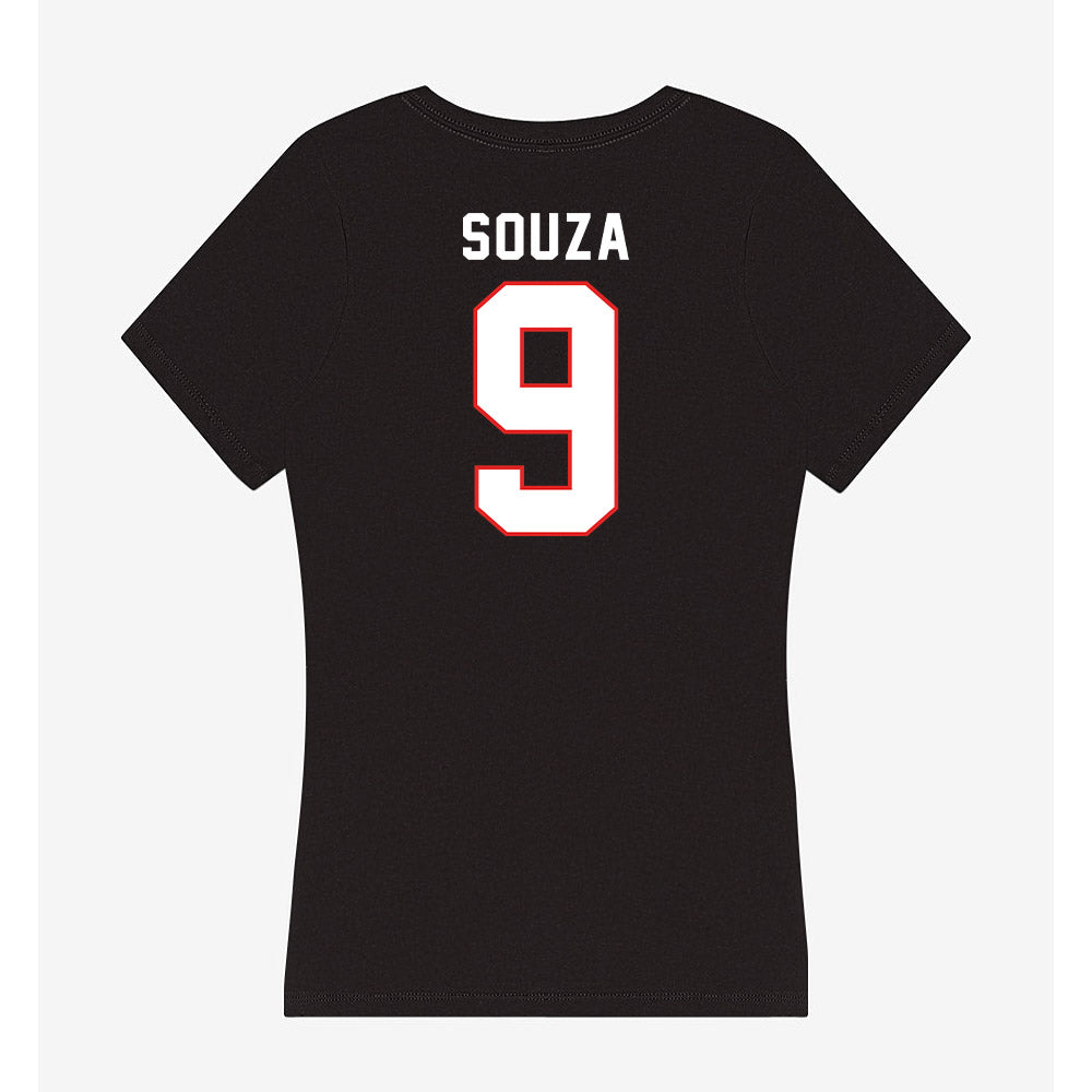 Texas Tech - NCAA Baseball : Jace Souza - Women's V-Neck T-Shirt-1