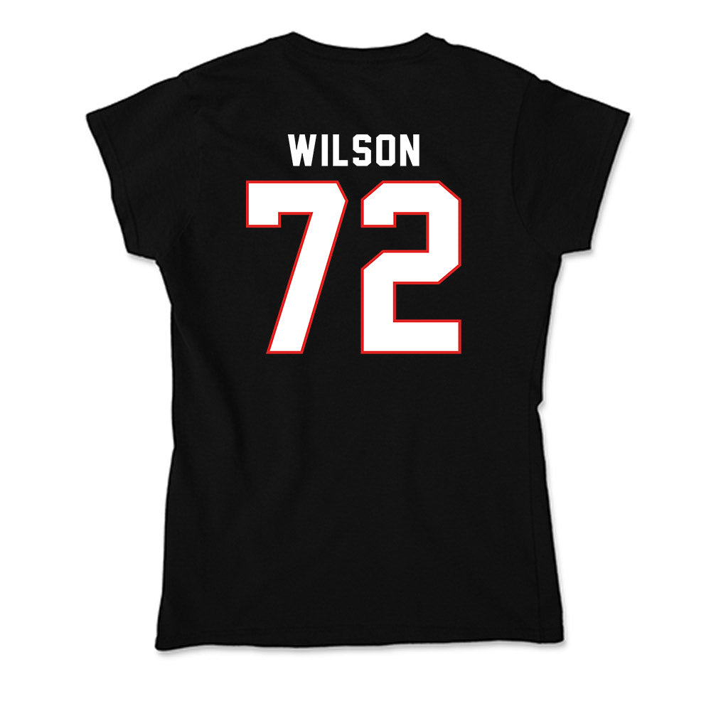 Texas Tech - NCAA Football : Sheridan Wilson - Soft Style Women’s T-Shirt-1