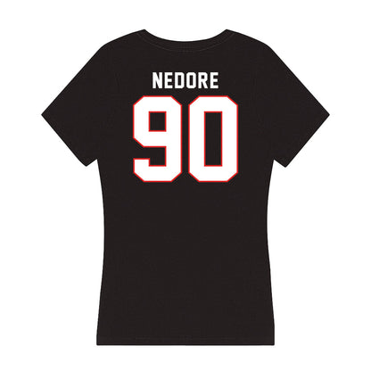 Texas Tech - NCAA Football : Ansel Nedore - Women's V-Neck T-Shirt-1