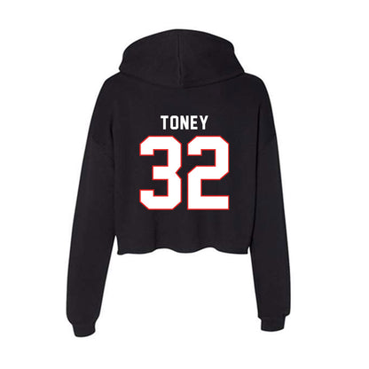 Texas Tech - NCAA Softball : Hailey Toney - Women's Crop Fleece Hoodie-1