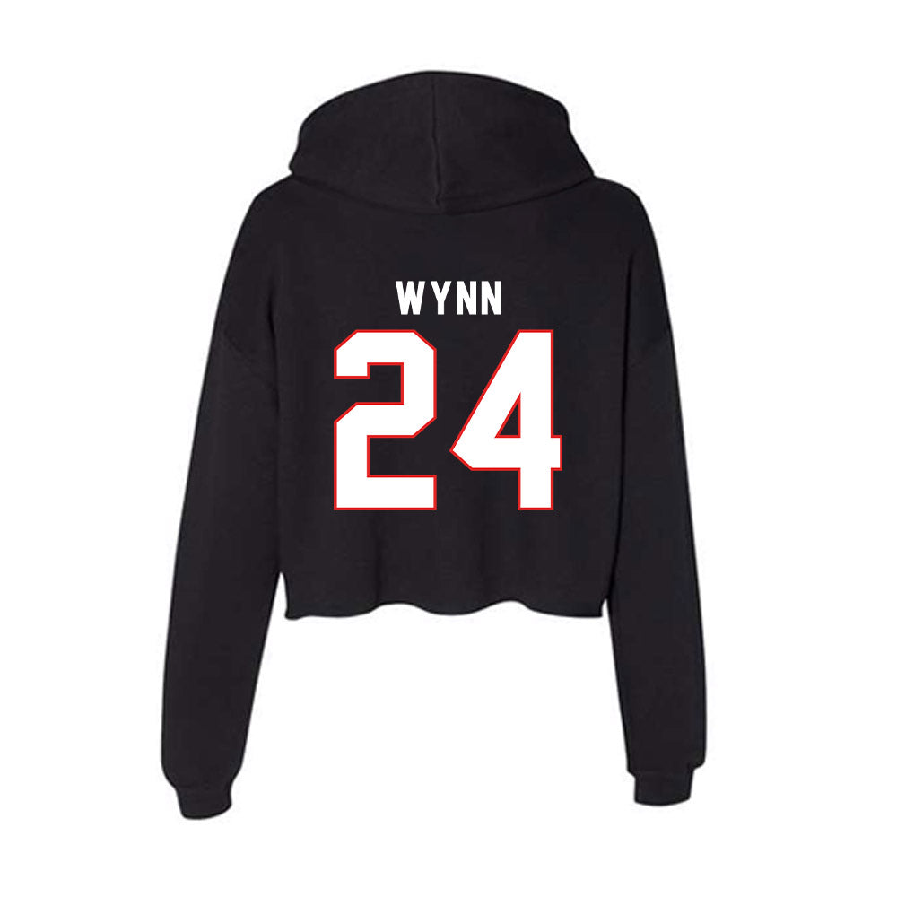 Texas Tech - NCAA Women's Basketball : Jada Wynn - Women's Crop Fleece Hoodie-1