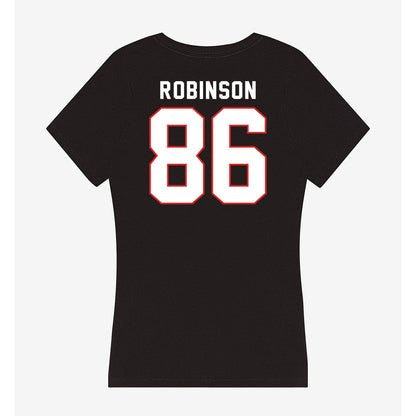 Texas Tech - NCAA Football : Sean Robinson - Women's V-Neck T-Shirt-1